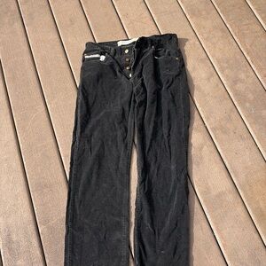 Men’s size 31 waist diesel vintage black velour pants